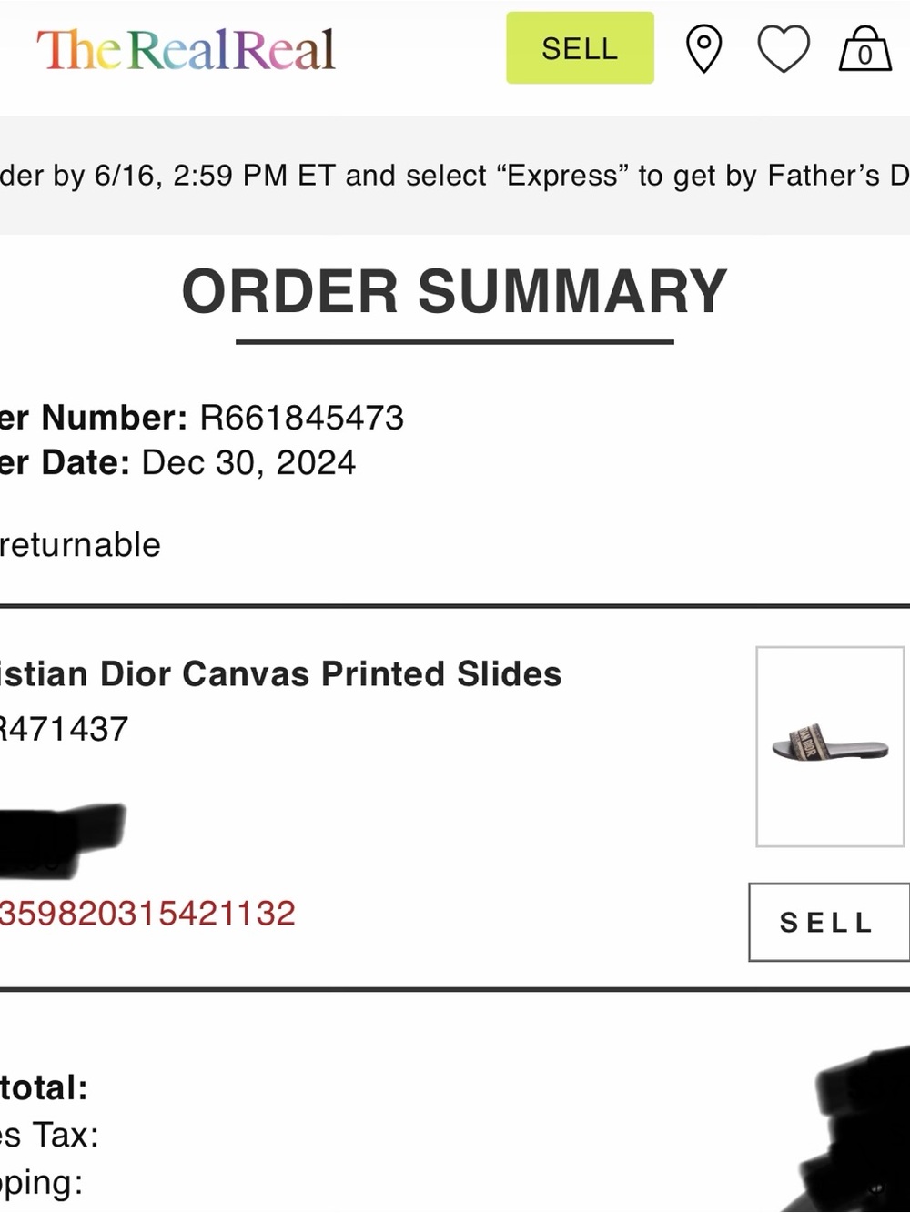 Dior Black and Beige Logo Slide Sandal - Picture 6 of 11